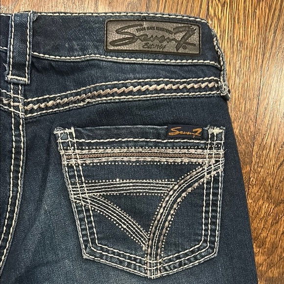 Seven7 Blue Skinny Jeans with Modern Tapered Fit - Picture 6 of 7